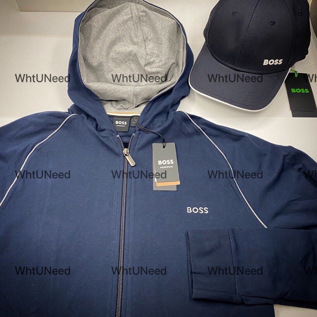 Hugo Boss Hoodie and Cap (Category: Coats, Jackets and Outerwear) located in Pasig City. Submitted by whatyouneedph (Listing ID 1374279464, Image 1). Description: Original Brand New Price excludes shipping Items also sold and priced separately .