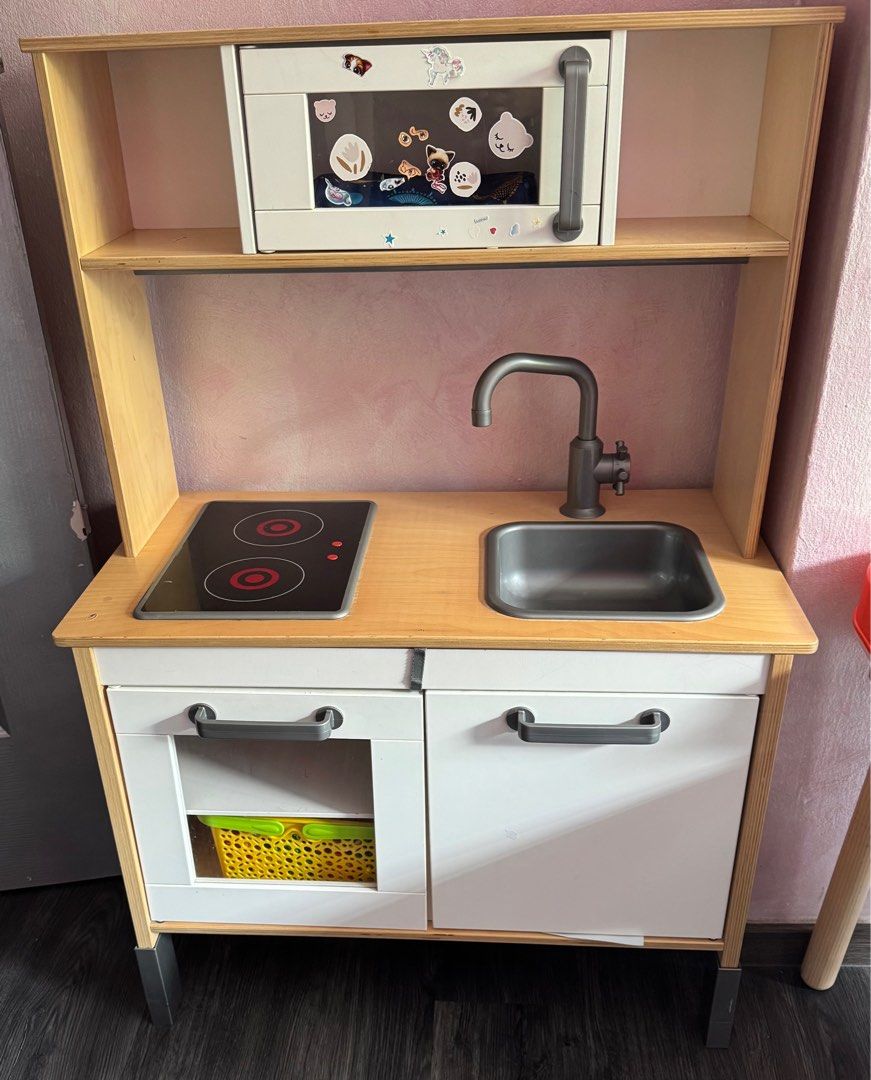 Ikea kitchen set (Category: Other Kids Furniture) located in Singapore. Submitted by yasmin_rahmatullah (Listing ID 1374157760, Image 1). Description: It’s a kitchen player which was bought from IKEA. My kids did not play with it much hence planning to sell it off instead. It’s still in good condition and can function well. (Deliver not included) *Price is Negotiable .