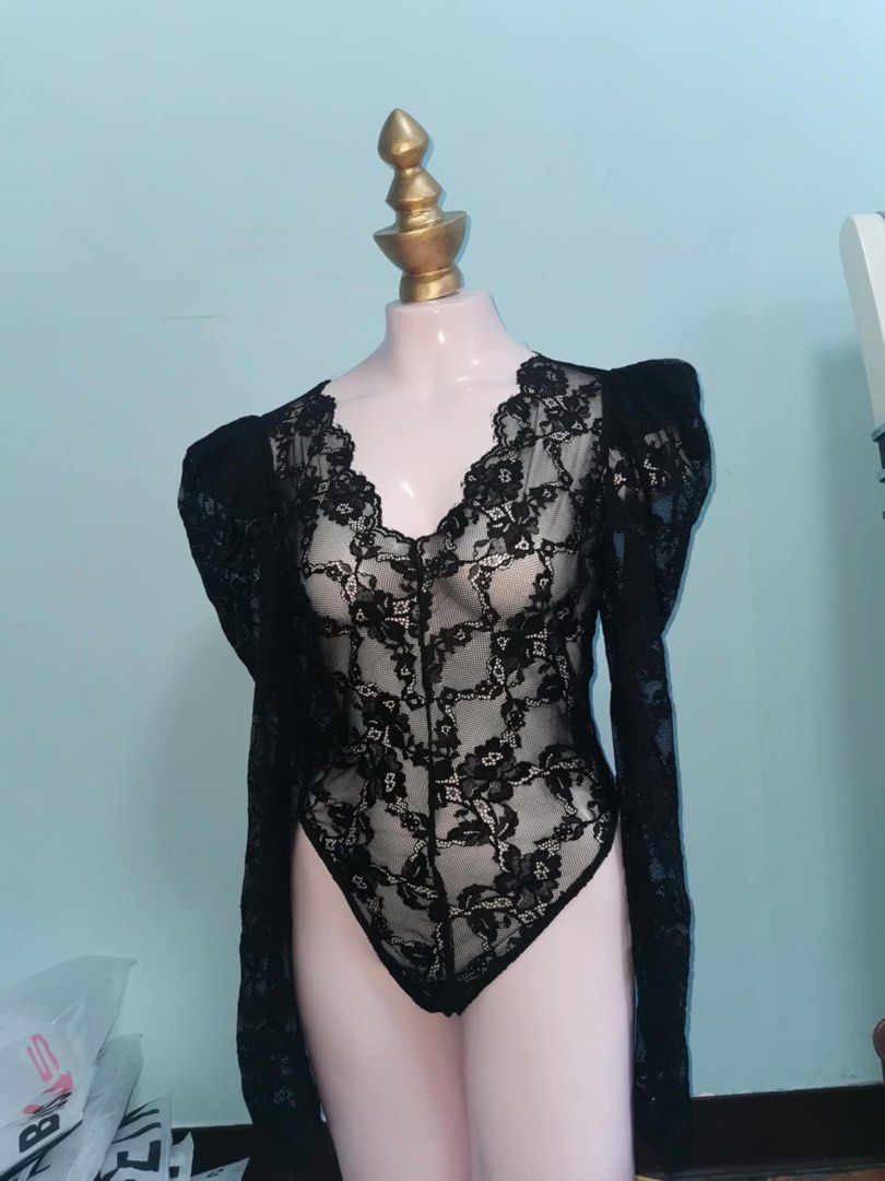 Lace bodysuit (Category: Others Tops) located in Quezon City. Submitted by plines (Listing ID 1374173552, Image 2). Description: .