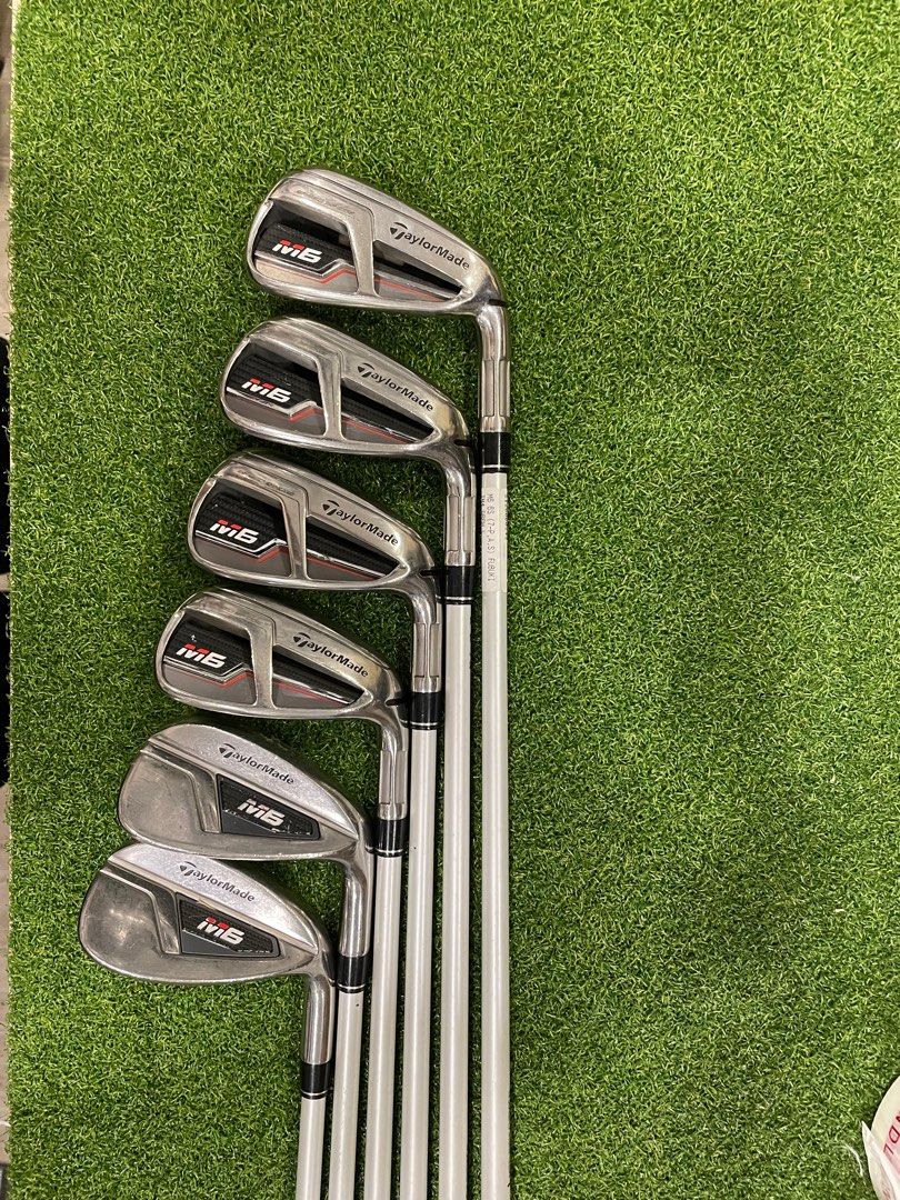 Ladies TAYLORMADE M6 Irons (7-P,S,A) [6 Pieces] (With Fubuki TM4 L
