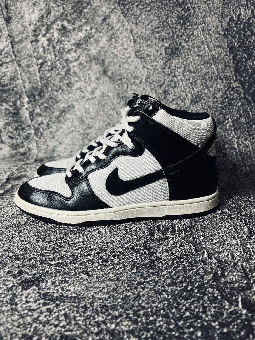 Nike DUNK high vintage black white panda