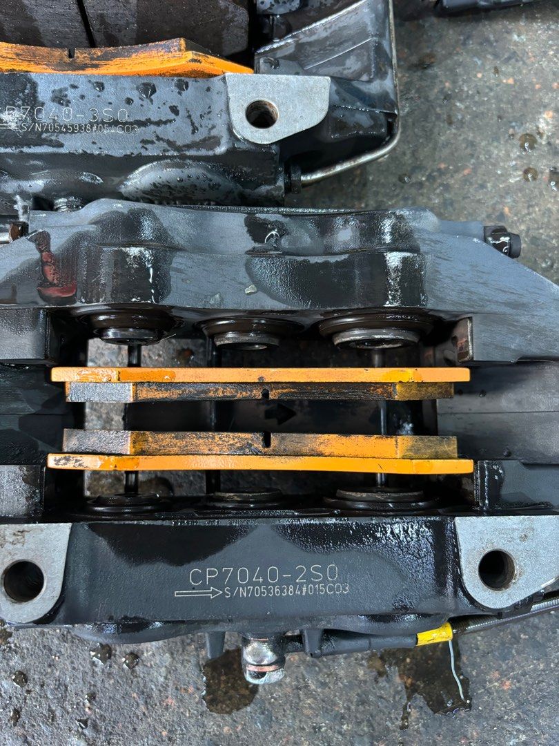 Original AP RACING 6/4 BBK & ROTOR (Category: Accessories) located in Singapore. Submitted by dariusssn (Listing ID 1374248724, Image 3). Description: AP racing BBK with HEL stainless steel brake hose, comes with bracket for subaru forester front brake pad less than 50% rear brake pad 50% 355 rotor as well included.