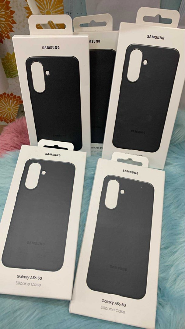 Original Silicone Case Samsung A56 5g Black Only, Mobile Phones ...