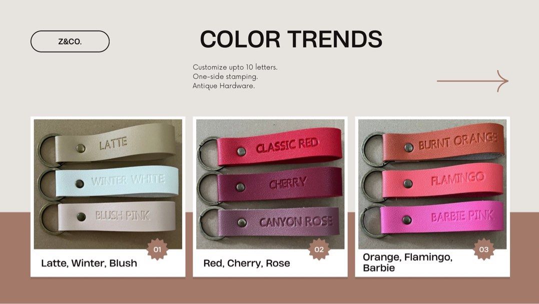 Personalized Keychain (Category: Handmade Craft) located in Taytay. Submitted by mariavg (Listing ID 1373987627, Image 3). Description: Keychain/Key holder. Handmade. Thick PU leather, antique hardware. Can be personalized upto 10 letters. *open for wholesale and retail. *Resellers are welcome!.