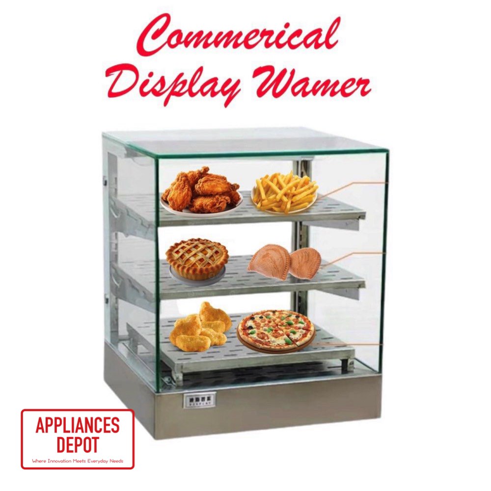 Premium Commercial Display Food Warmer Glass Cabinet Heating, Furniture ...
