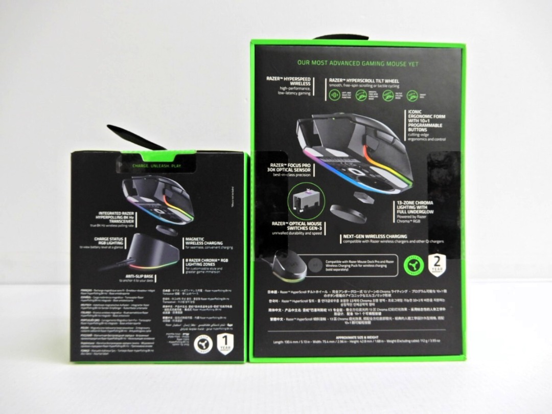 RAZER MOUSE DOCK PRO Mouse Dock RC21-019901/BASILISK V3 PRO Gaming ...