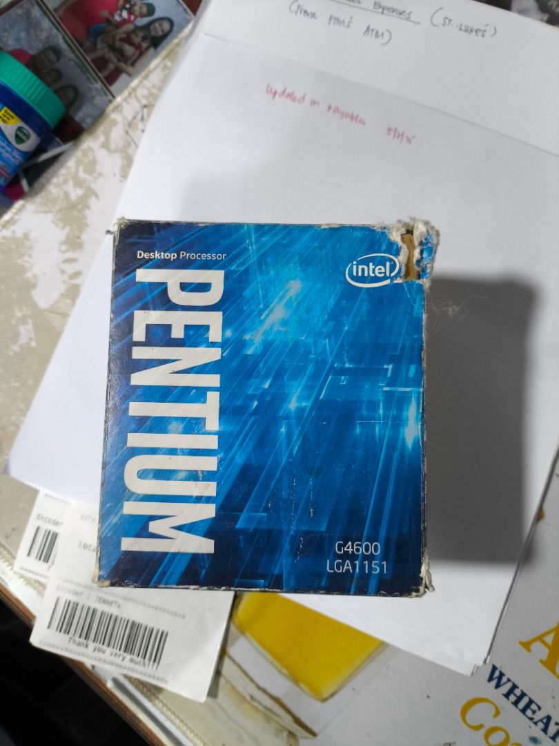 (rush selling for 3K only) Intel Pentium G4600 Desktop Processor (Category: Computer Parts) located in Bayombong. Submitted by benedictma96779 (Listing ID 1374300269, Image 2). Description: RUSH SELLING! Please Read! Strictly don't ask for a low price if you know this is the cheapest in the marketplace. So NO, it's fixed Good condition unit only. ! Buyer's compatibility is buyer's Responsibility Selling Price: PHP 3000 Complete Packaging Working 