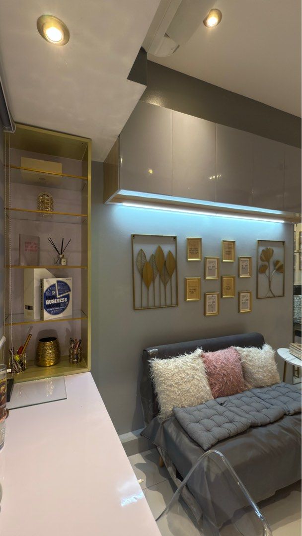 SM BLUE RESIDENCES- Ateneo (Category: Apartments & Condos) located in Quezon City. Submitted by dadaelii (Listing ID 1374276333, Image 3). Description: I’m selling my Fully Furnished Deluxe Condo Unit because I am relocating because of work. Located on the same floor as all amenities—swimming pool, private lounge, study area, and function hall—it’s incredibly convenient. This unit has been recently renovated and customized to match my style, feat
