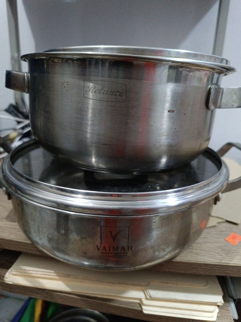 Stainless Cookwares Makapal (Category: Other Kitchen Appliances) located in Manila. Submitted by melissaente (Listing ID 1374297074, Image 1). Description: di ka na lugi ang kapal nito parehas.