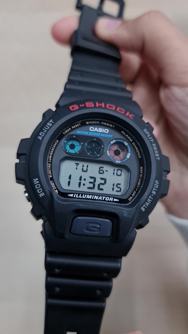 Used DW69 Bulat Basic Lampu EL Backlight, Men's Fashion, Watches ...