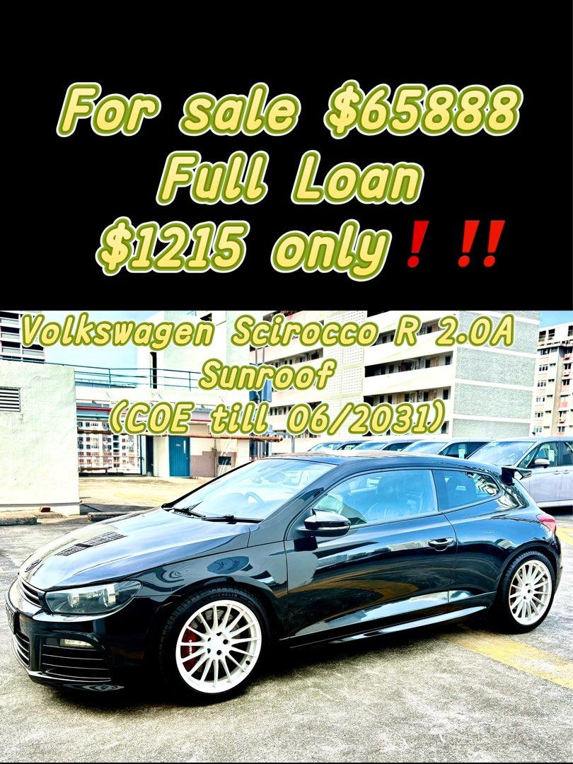 Volkswagen Scirocco  R 2.0A Sunroof Auto628853468023061120