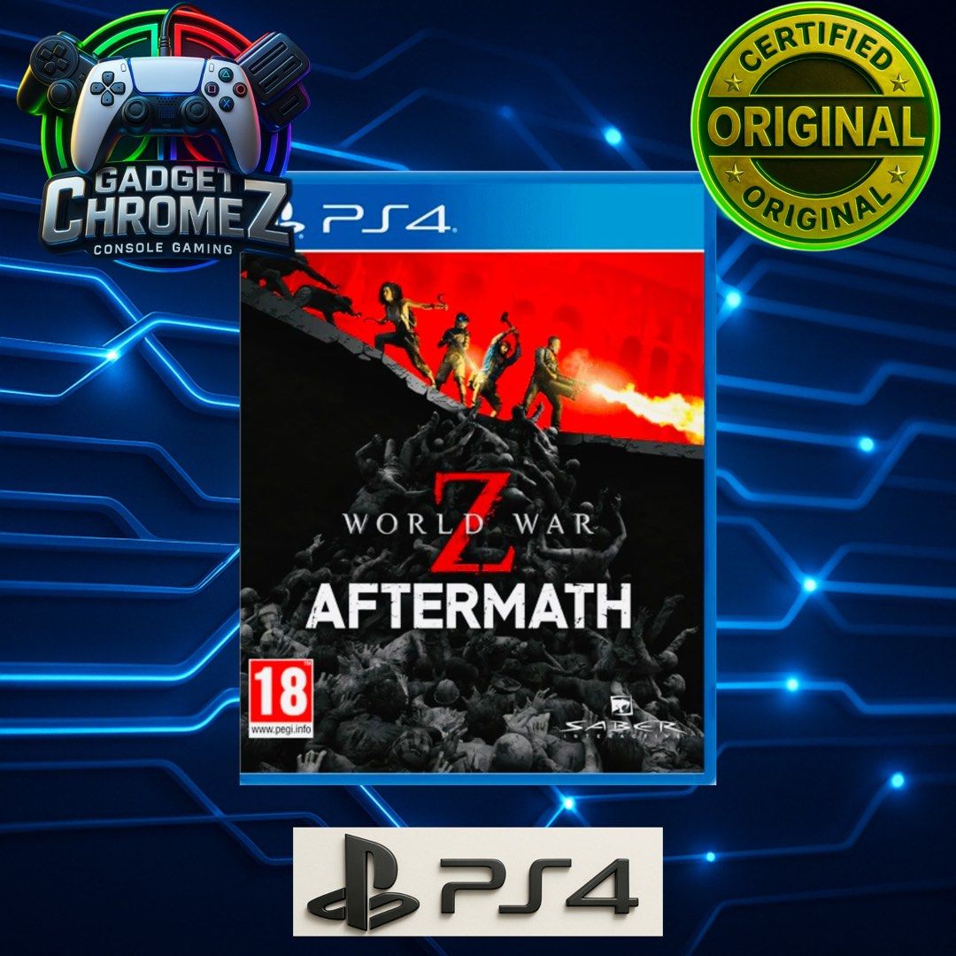 World War Z Aftermath | PS4 Game | BRANDNEW (Category: PlayStation) located in San Jose del Monte. Submitted by gadget_chromez (Listing ID 1115131613, Image 1). Description: WORLD WAR Z: AFTERMATH BRANDNEW / SEALED Physical Disc. Safely packed with 2 layers of thick bubble wrap for maximum protection upon shipping out..