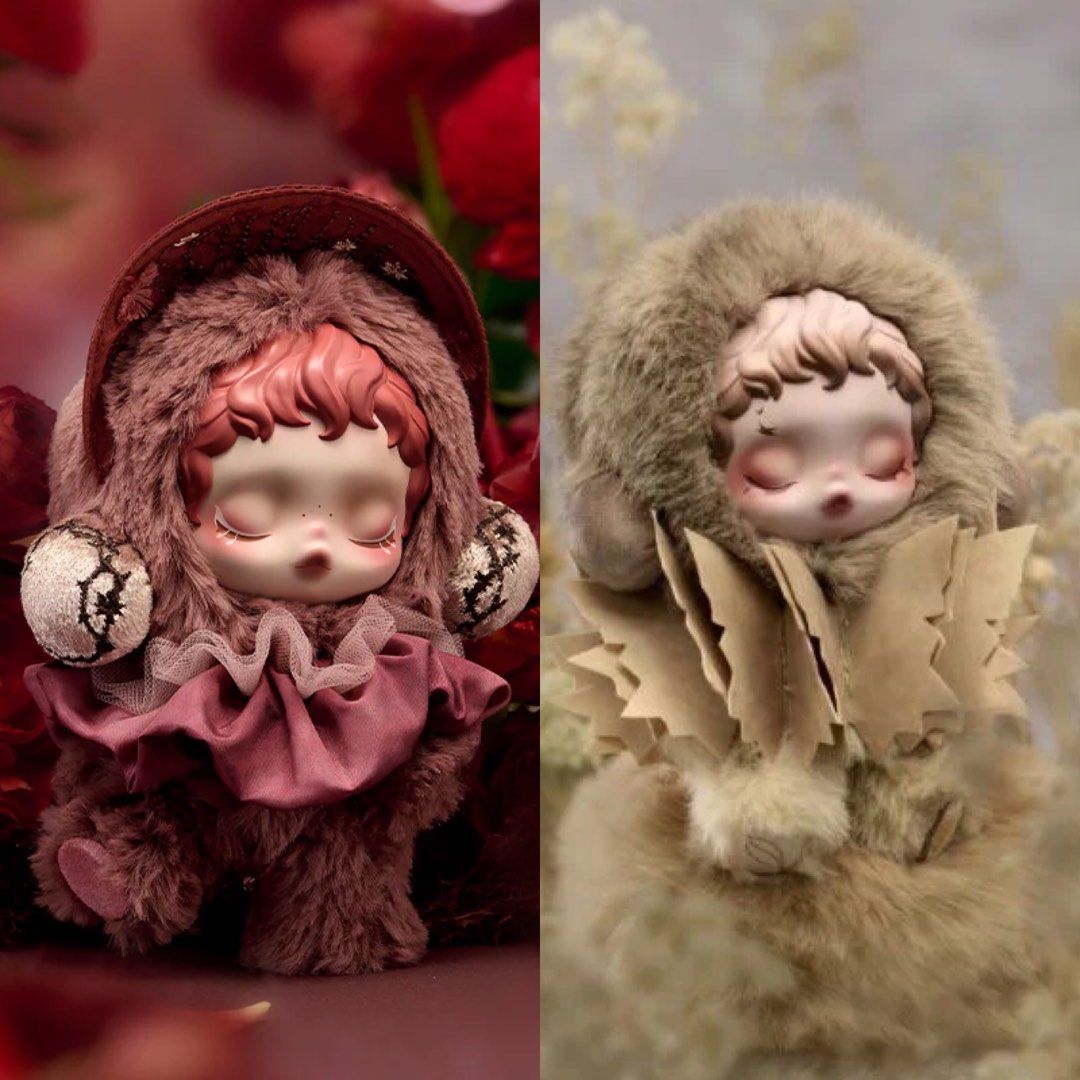 SKULLPANDA ペンダント　blossom teakwood Skullpanda L'impressionnisme Series Vinyl Plush Pendant