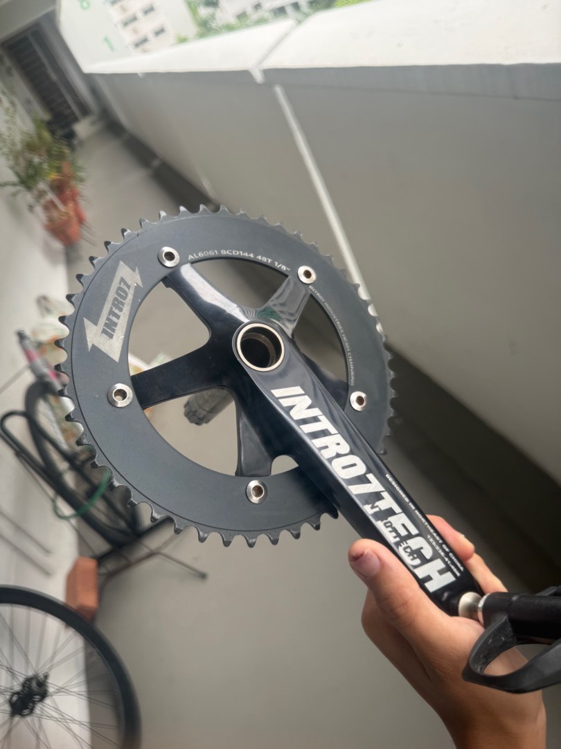 Super duper urgent Wts/wtt Intro7tech crankset, Sports Equipment ...