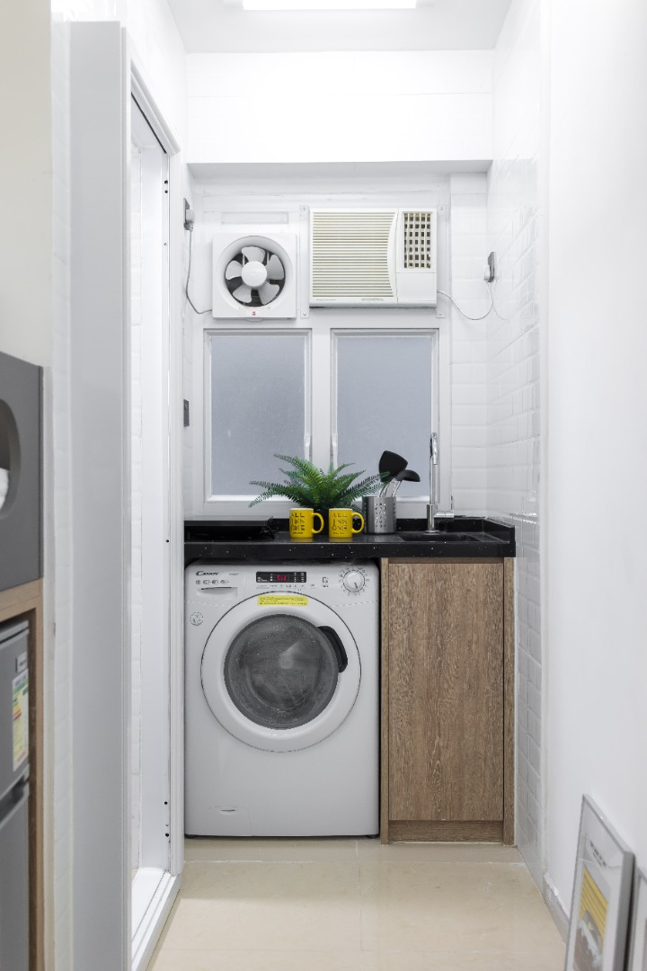 Wan Chai 110 sq ft private room with no commission, single bed, private kitchen and bathroom, with washing machine (available for immediate move-in, long-term rental preferred)63438726422018113