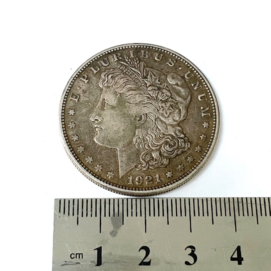 美國1921年 摩根銀幣 1元 古董 搜藏品 銀幣 硬幣