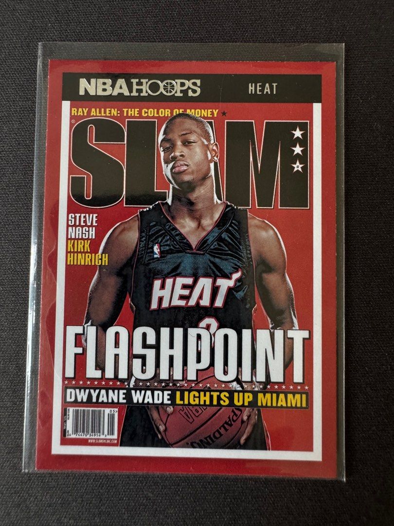 2021-22 Panini NBA Hoops Dwyane Wade Slam, Hobbies & Toys, Toys & Games ...