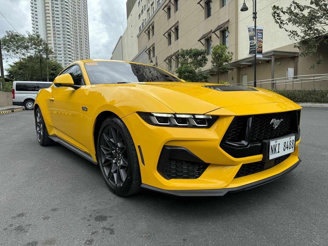 2024 Ford Mustang GT 5.0 (Category: Other Accessories) located in San Pedro. Submitted by cartiieerrr (Listing ID 1374508631, Image 1). Description: 2024 Ford Mustang 5.0 GT (Fresh) top of the line 5.0 GT 600 km only 1st owned Factory Recaro Seats Special Color all stock full casa warranty 3,800,000 nego upon viewing.