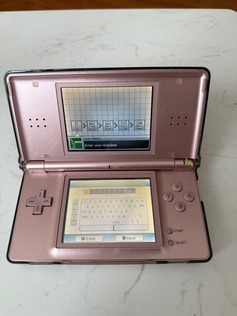 🔥$59 Nintendo DS Lite Console Pink Color, Video Gaming, Video
