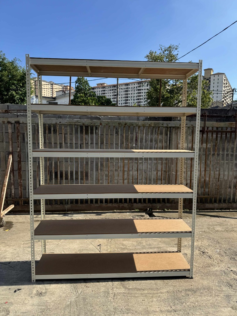 6x8ft 6 Tier Multipurpose Boltless Rack Shelves Metal Besi, Furniture ...