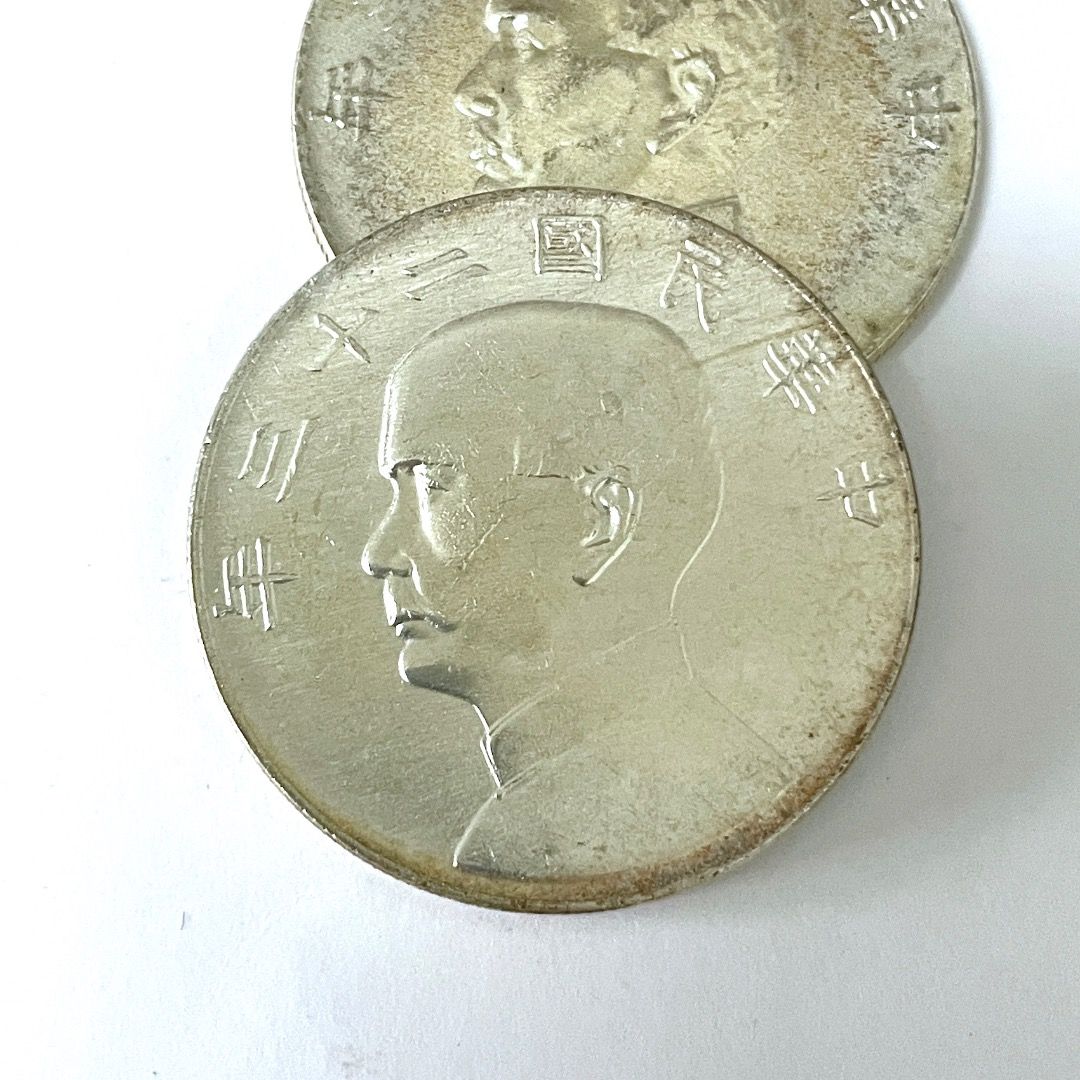 帆船銀幣壹圓中華民國二十三年23年帆船壹圓銀古董早期古幣搜藏品紀念幣