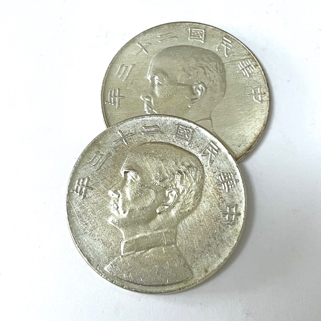 帆船銀幣壹圓中華民國二十三年23年帆船壹圓銀古董早期古幣搜藏品紀念幣