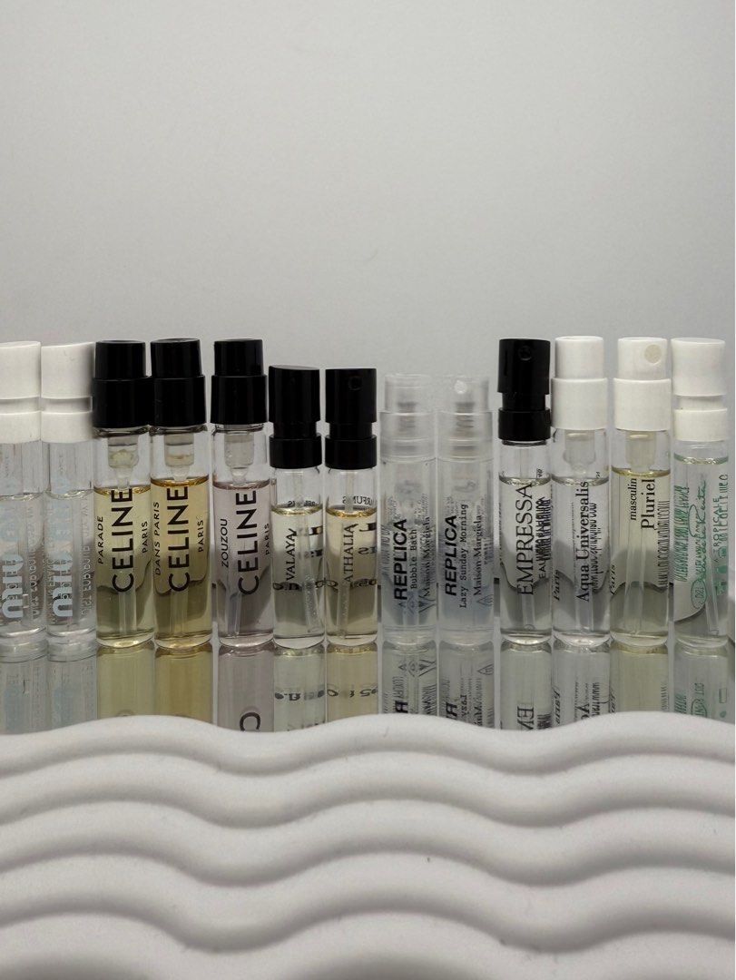 ASSORTED PERFUME VIALS SET (Category: Fragrance & Deodorants) located in Manila. Submitted by declutterdiary (Listing ID 1374462095, Image 2). Description: Sold as set only Super cheap! .