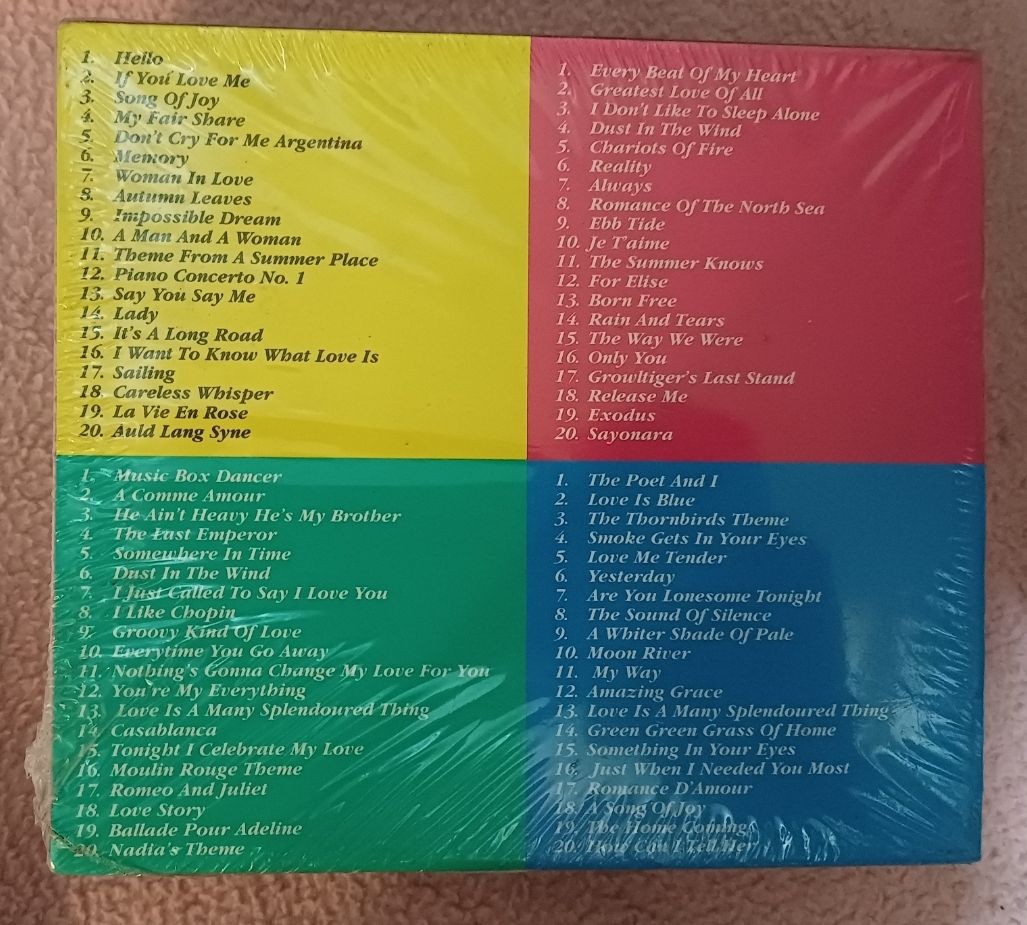 Audiophile Love Songs 4CD (Sealed) Original Boxset, Hobbies & Toys ...