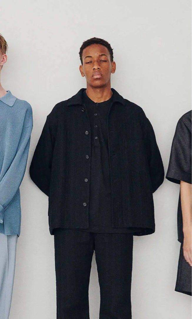 Shirt Auralee Cotton Linen Leno Blouson AURALEE カバーオールCOTTON