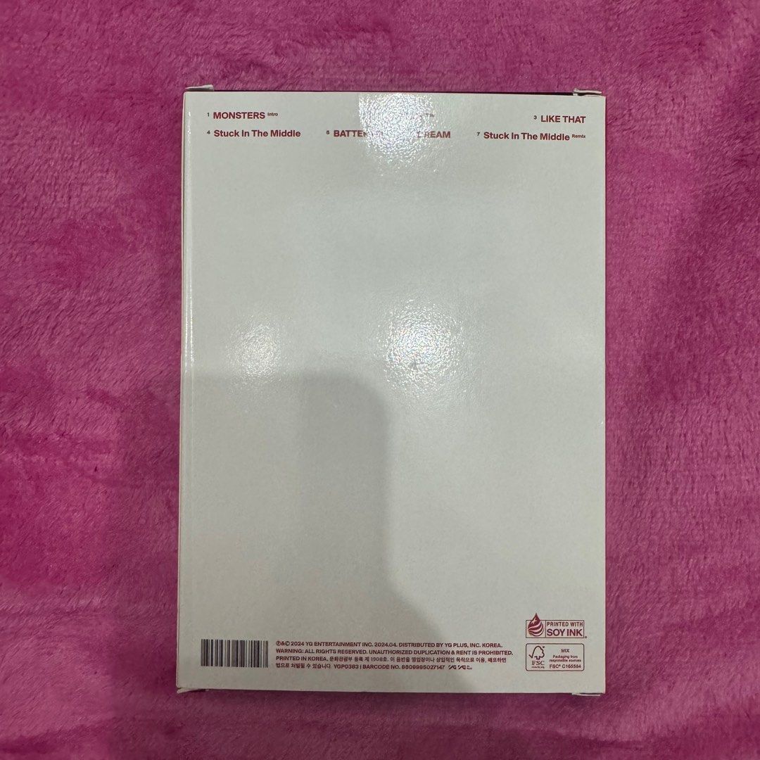 Babymonster Tag Album (Rora) (Category: CDs & DVDs) located in Manila. Submitted by angelgbdi (Listing ID 1374449244, Image 2). Description: For Sale: Babymonster YG Tag Album - babymonster 1st mini album - rora version - complete inclusions - never been used and scanned (only opened for an unboxing video) Issue - box/packaging (outer cover) has dent on the sides due to shipping MOD: - Can do meet up if around Legarda, Ubelt or Mendiola - Lalamov
