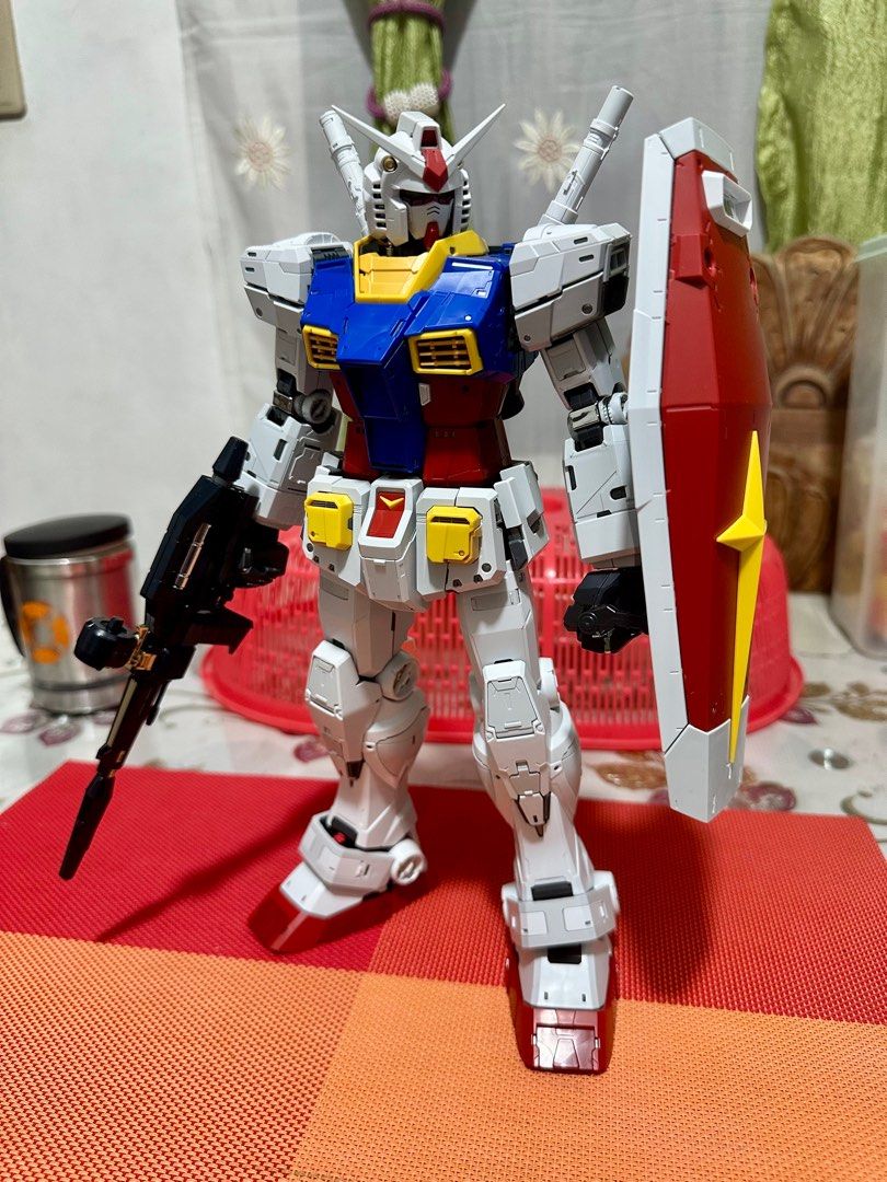 BANDAI PG Unleashed RX-78-2 (BUILT) (Category: Gundam & Model Kits) located in Quezon City. Submitted by exceeph (Listing ID 1374328031, Image 1). Description: BANDAI Perfect Grade Unleashed RX-78-2 (BUILT) Fresh Clean Built with Sample Pose (See all pictures) Build Time: - 13 Hours Cutting and Sanding - 2.5 Hours Snapping / Checking Gimmicks / Posing Tools Used: - GodHand 5.0 GH-SPN-120 - GunPrimer Raser 1.5 - GunPrimer Balancer (White) Unused: 