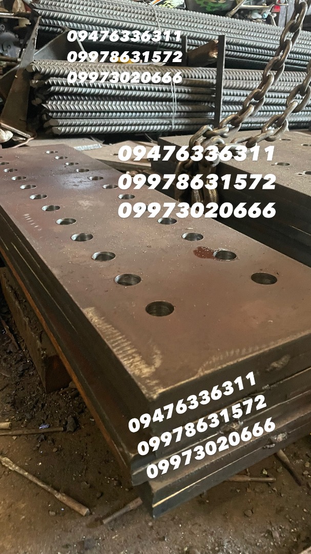 Base Plate | Stifferner Plate | HDG Plate with holes | Cut Size Plate ...