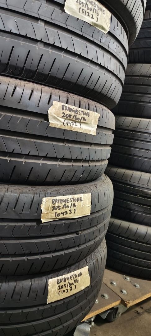 Bridgestone ep300 (Category: Tyres & Rims) located in Singapore. Submitted by boxtyres (Listing ID 1374407097, Image 1). Description: Bridgestone ep300 205/60/16 YOM : 5122 Price :$110 / 2 pcs Quantity: 02 Price Inclusive Of Balance & Installation Payment: Cash /Paynow.