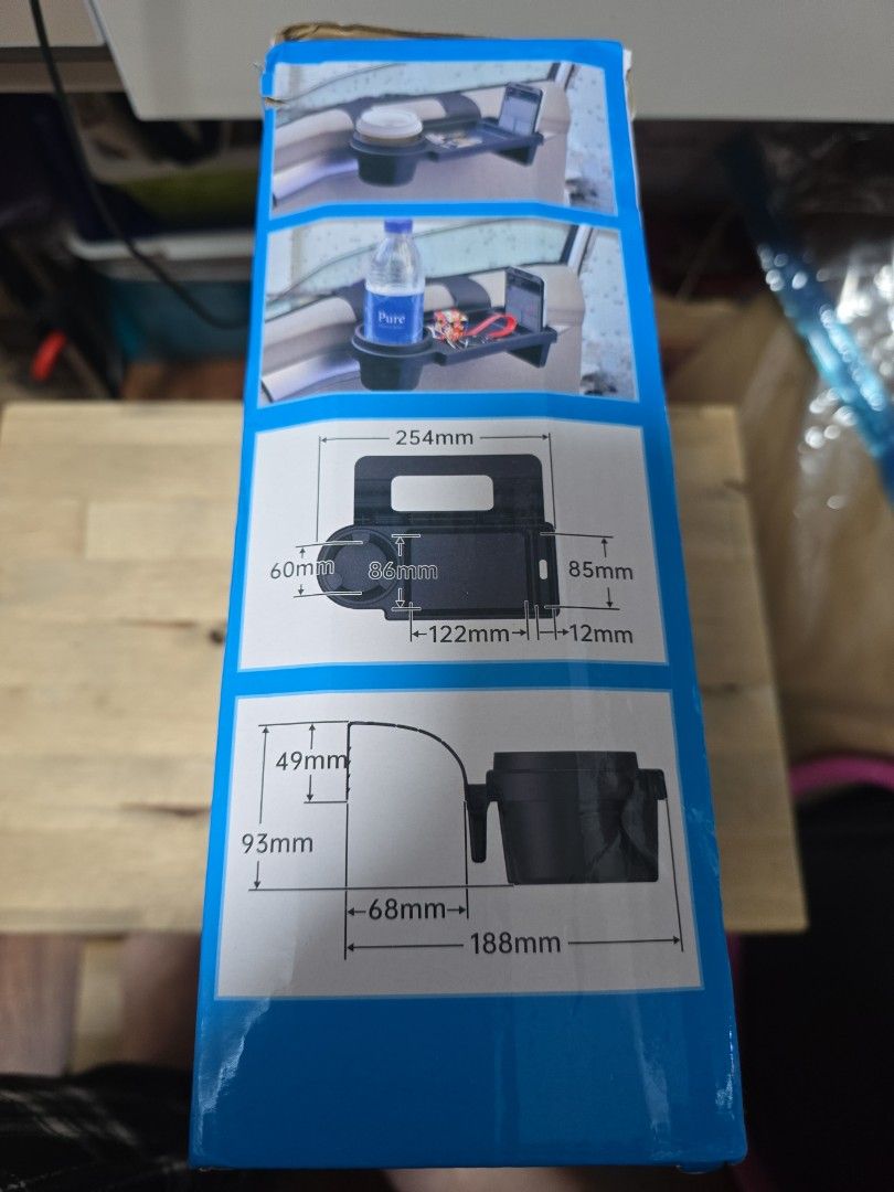 Car Multi Function Rack (Category: Storage & Organization) located in Singapore. Submitted by r3gine (Listing ID 1374348117, Image 3). Description: Check out this brand new car multi-function rack! It's designed to securely hold your phone while you're on the road. The rack appears to be easy to install and adjust, providing a convenient and safe way to use your phone for navigation, calls, or music. It's a great accessory for any car, keeping yo