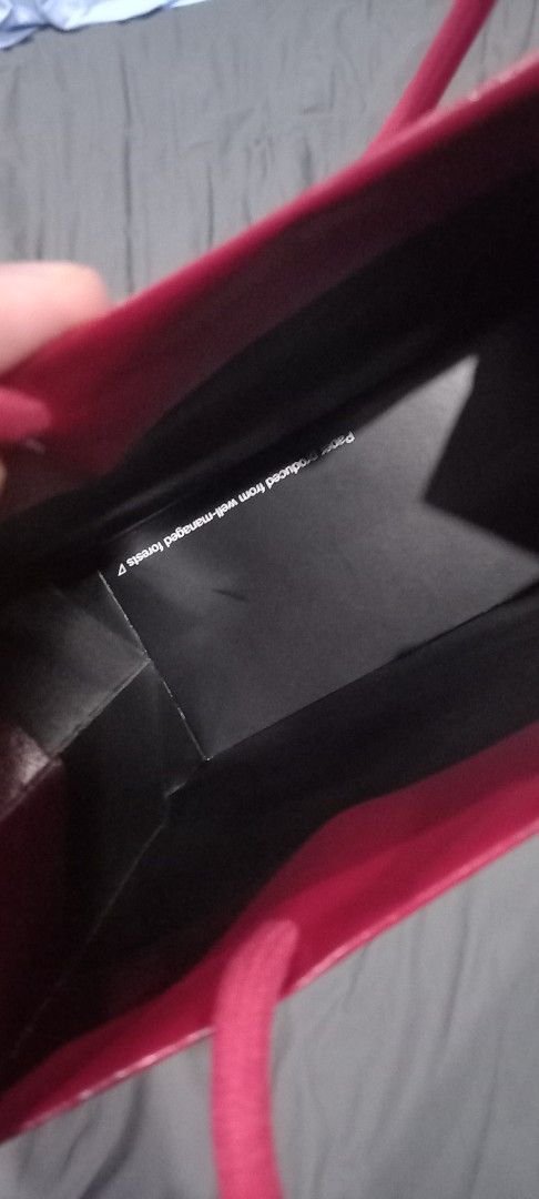 Cartier Small Paper Bag (Category: Accessory Holder, Box & Organizers) located in Pasay City. Submitted by 22spc (Listing ID 1374500921, Image 3). Description: brand new authentic. can fit ring and strap with small pouch or no box.