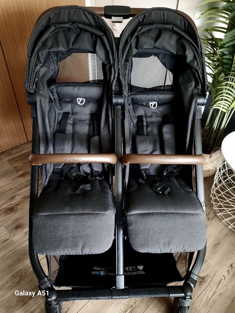 Double Stroller (Category: Strollers) located in Singapore. Submitted by onestopapparels (Listing ID 1374371967, Image 1). Description: pic taken during day time. sign of usage but not abused. not for fussy. looking for a sincere owner. 1 handy closed stroller. not bulky , compact size altho it's a twin stroller.handful not bulky kind of stroller. been a good one. can fit to car boot perfectly. Price firm❗️ selling at a lost❗️ thus not in hurry t