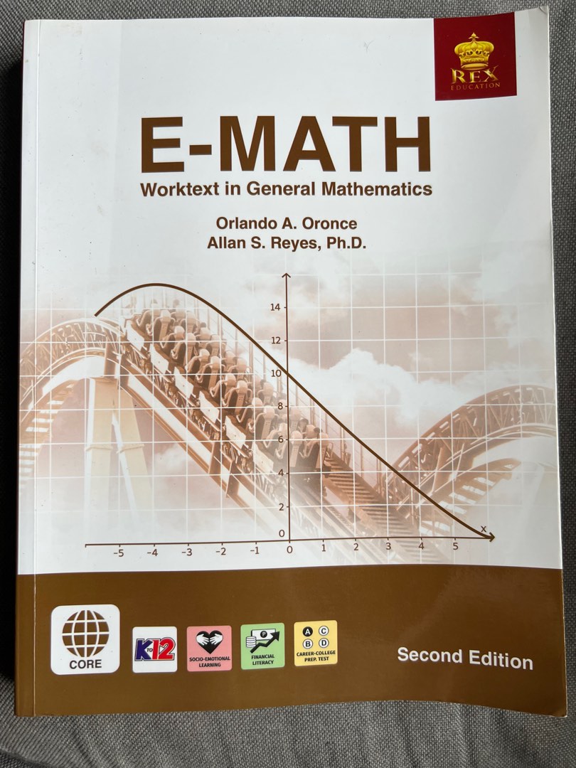 E-Math Worktext in General Mathematics second edition, Hobbies & Toys ...