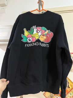 #FR2 Fxxking rabbits black hoodie629785916883231118