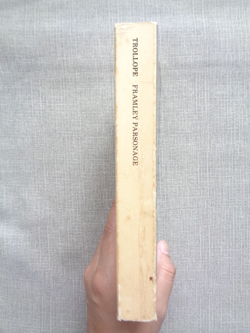 Framley Personage Novel by Anthony Trollope (Category: Storybooks) located in Naga. Submitted by caffein8d (Listing ID 1374445728, Image 3). Description: *Framley Personage Novel by Anthony Trollope *Classic *Greatest/Most Popular Author and Book *PB *ISBN 0192815458 “One can only pour out of a jug that which is in it.” “For there is no folly so great as keeping one's sorrows hidden.” “When a man gets into his head an idea that the public voice c