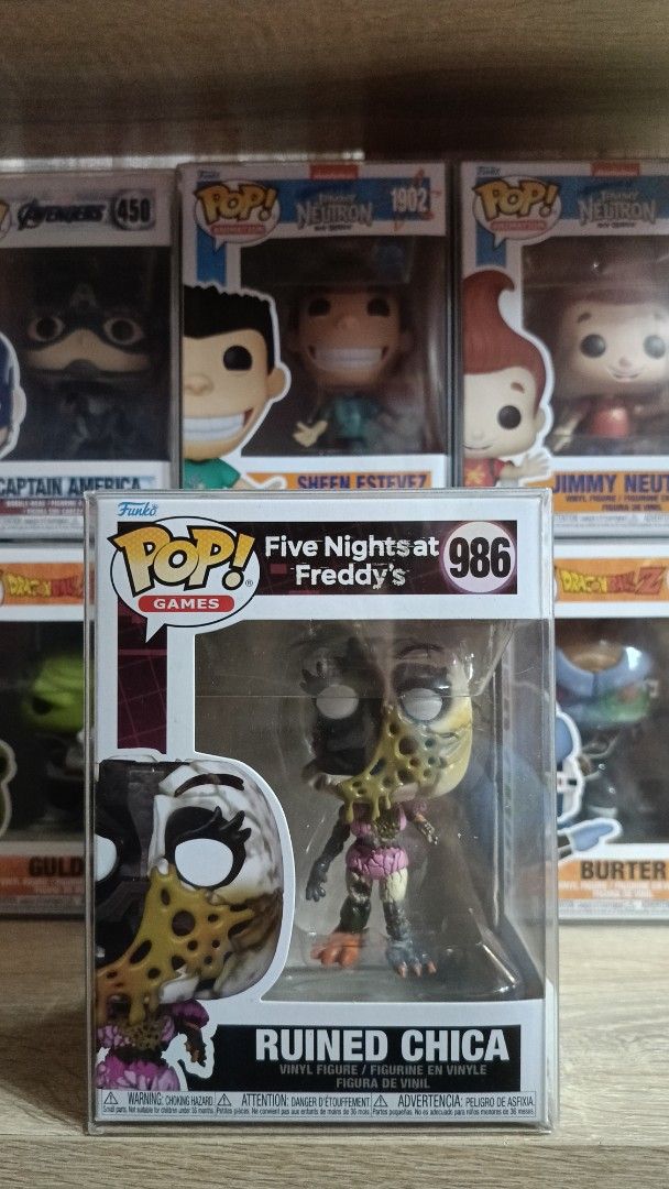 FUNKO POP RUINED CHICA (FNAF) (Category: Designer & Blind Box Toys) located in Guagua. Submitted by pop.vault (Listing ID 1374471983, Image 1). Description: .