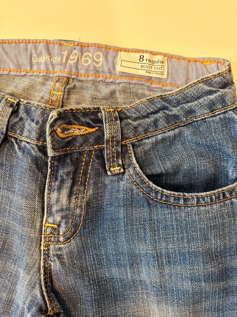 GAP kids 1969 Jeans Age 8 boot cut (Category: Babies & Kids Fashion) located in Singapore. Submitted by ndhaliwal (Listing ID 1374341761, Image 2). Description: .