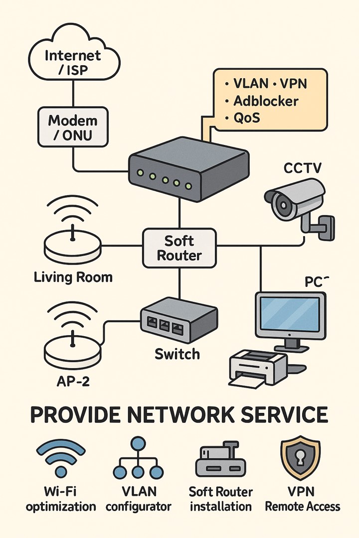 Home WiFi & Network Setup (On-site Service), Computers & Tech, Office ...