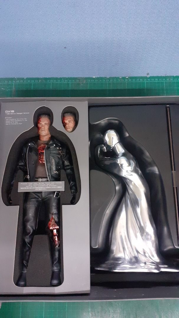 HOTTOYS Terminator DX 13 1;6 figure (Category: Action & Battle Toys) located in Quezon City. Submitted by snakeeyes1873820201 (Listing ID 1374420177, Image 3). Description: FS: HT terminator DX13 Boxset complete. lightly loose one feet. belt flakes off WYDIWYG.