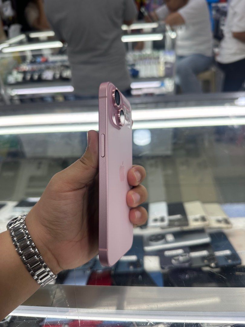 Iphone 15 256gb 92% batt FU NTC (Category: iPhone 15 Series) located in San Juan City. Submitted by javedsgadgetshop (Listing ID 1374475517, Image 2). Description: INSTALLMENT OPTIONS : SPAY LATER / GGIVES / CREDIT CARD! WE BUY AND SELL SO PWEDE MAGBINTA OR SWAP ! Quick Specs : Iphone 15 •256gb •NTC Variant •Good batt health •Factory Unlock •95% Smoothness •No hidden issue | No Repaired •100% Authentic | Not Refurbished •w/ OEM Charger & store wa