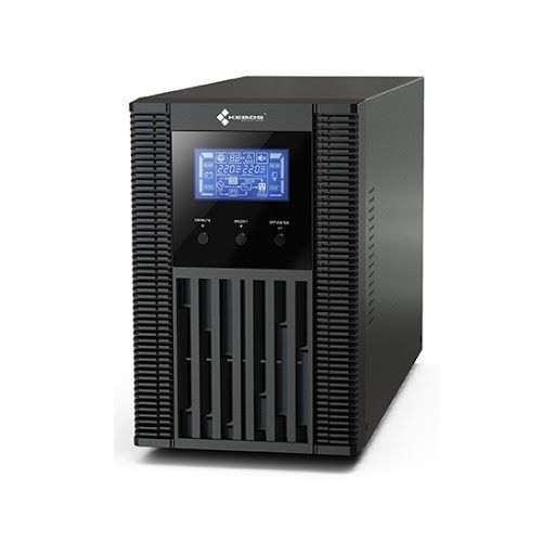 KEBOS GH11 3KVA/2700W Online Double Conversion, Tower UPS PHP29,900 (Category: Networking) located in Quezon City. Submitted by ann_xbs (Listing ID 1374370459, Image 2). Description: SPECIFICATIONS Capacity: 2700W Nominal Voltage: 220/230/240Vac Voltage Range: 110-300Vac (160-300 Vac at 100% load | 110-300 Vac at 50% load) Frequency Range 50/60Hz (auto-sensing), 40-70Hz range Power Factor: 0.99 OUTPUT Nominal Voltage 220/230/240Vac Voltage Regula