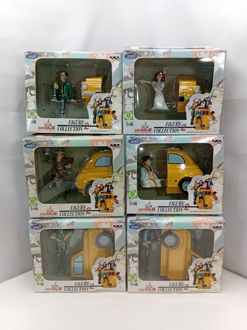 Figurine Banpresto – Lupin III Le Château De Cagliostro – Collection Complète