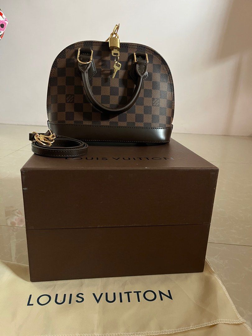 LV Alma BB (Category: Luxury Bags & Wallets) located in Quezon City. Submitted by red_velvetbox (Listing ID 1374351454, Image 2). Description: LV alma BB From Glamora with box, dustbag and sling.