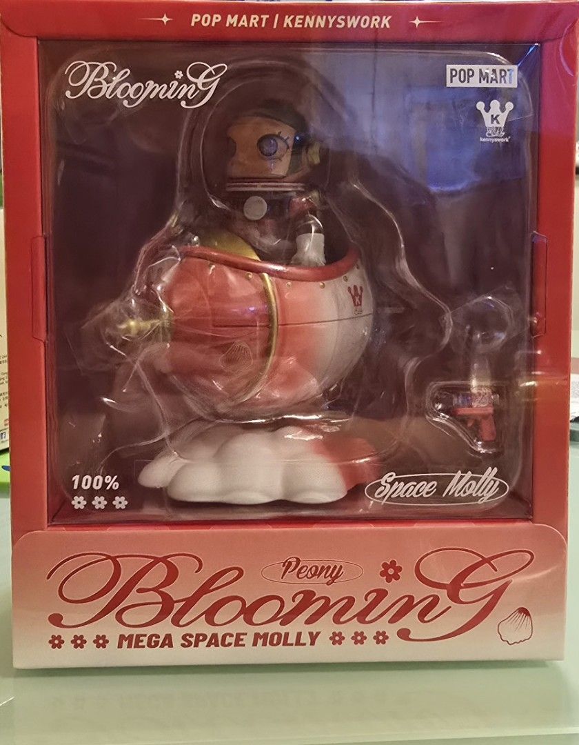 その他 MEGA SPACE MOLLY 100% Blooming Peony MEGA Space Molly 100% Blooming Series Peony Figurine - 绽放