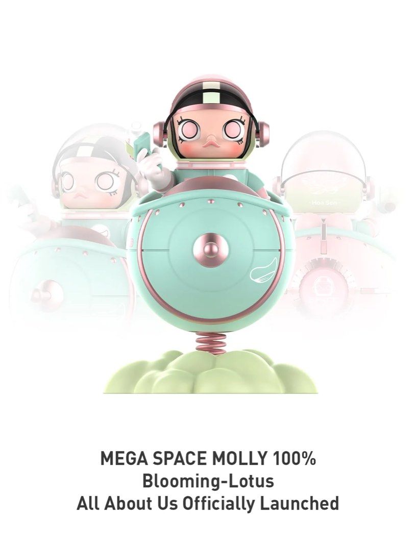 Mega Space Molly Blooming Vietnam - Hoa Sen Lotus 100%, Toys