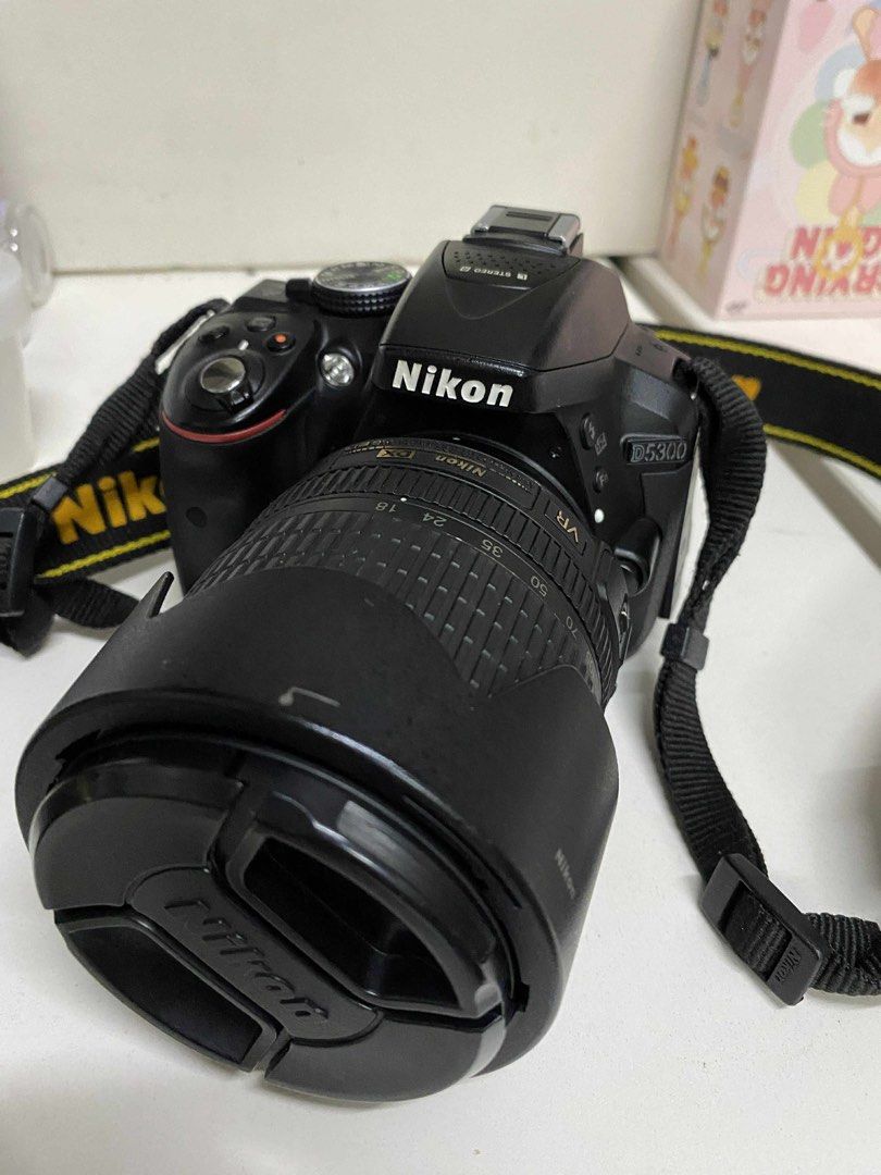 Nikon D5300 Flipscreen (Category: Cameras) located in San Rafael. Submitted by kuyabribri (Listing ID 1374396424, Image 1). Description: For Sale: Nikon D5300 (24.4 Megapixel | Flipscreen) P17,000 ONLY - Inclusions: Nikon D5300 Body with Lens Nikon Original Battery Nikon Front and Rear Lens Cap Nikon Body Cap Nikon Neck Strap Camera Bag - Issue: Slightly Vignette screen but di naman affected actual photo. - RFS: Need cash and di rin masyado nagag
